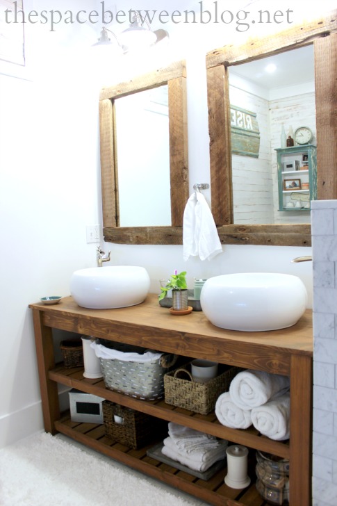 rustic bathroom