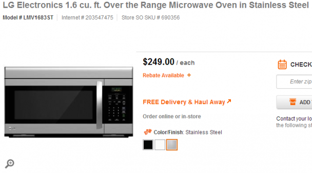 lg microwave