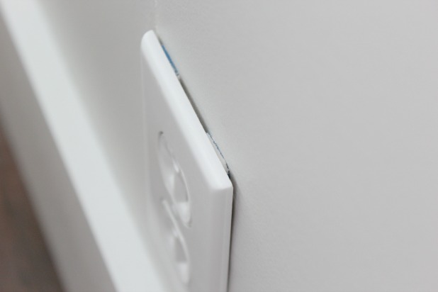 the trick to perfect looking outlet covers everytime