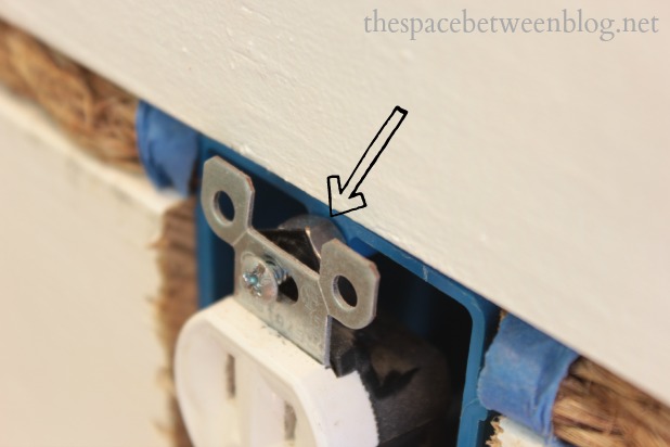 screw outlet in with a nut adding depth