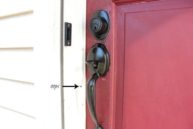 Painting Door Knobs Without Removing Them The Space Between