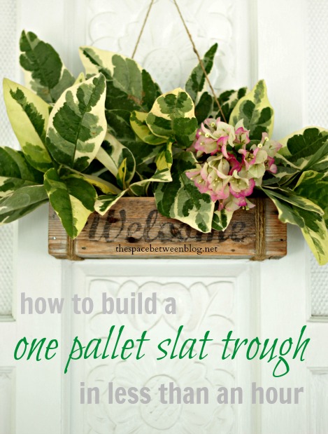 one of the easiest pallet projects ever