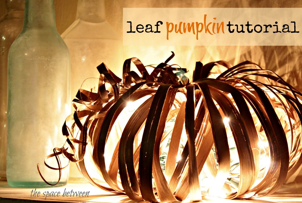 fall craft pumpkin