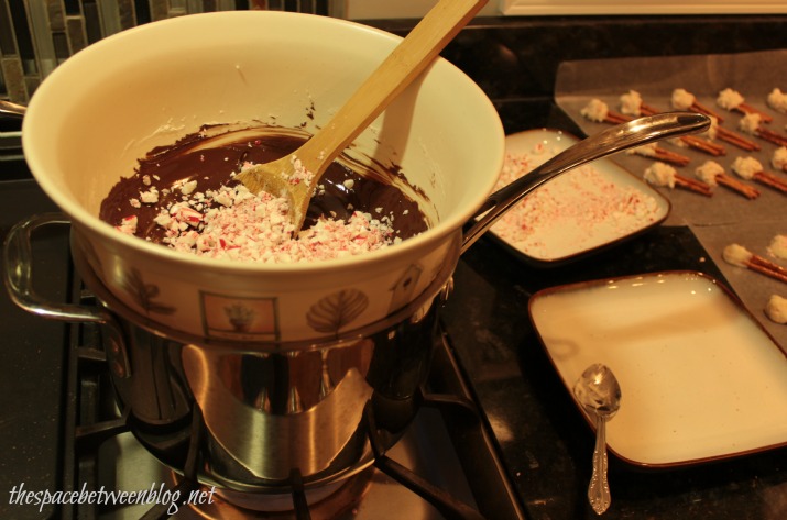 dark chocolate peppermint bark