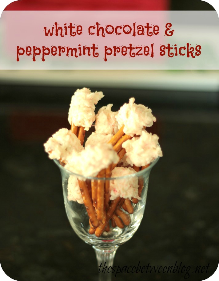 peppermint pretzel sticks