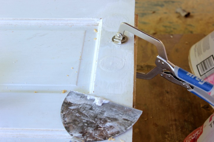 prepping an old door to become a pocket door