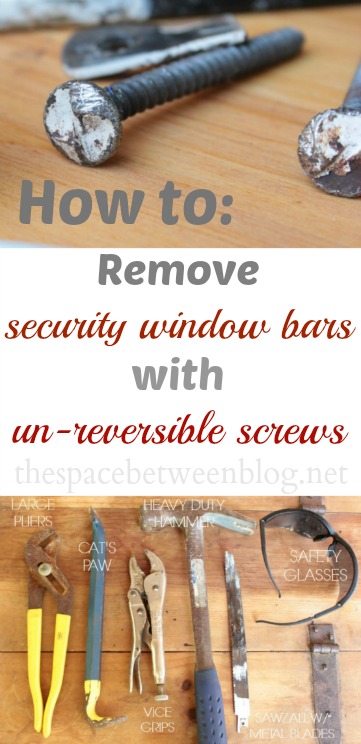 remove bars from windows