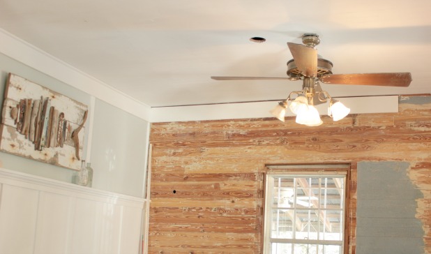 hanging mission style crown molding