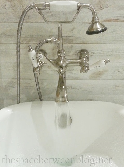 Trough Style Sink Faucets And A Rain Shower Head And Valve You