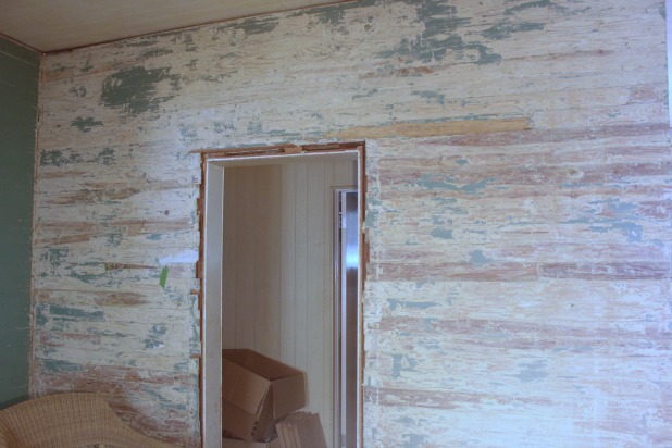 dade county pine wall stripped